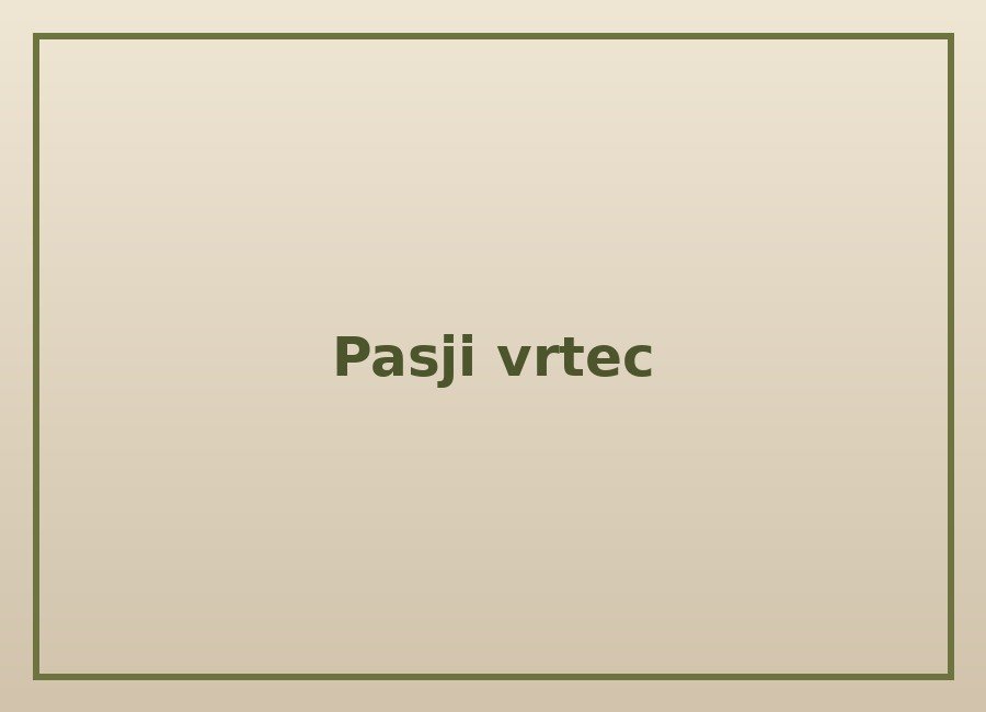 Pasji vrtec